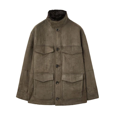 Loro Piana Brown Solid Turtleneck Slim-Fit Long Sleeve Jacket FAN2341-H0MR
