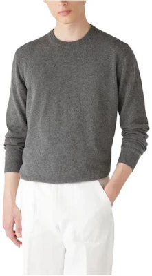 Loro Piana 經典圓領純灰長袖運動衫 FAN1201-M006 Purchase Loro Piana 經典圓領純灰長袖運動衫 FAN1201-M006