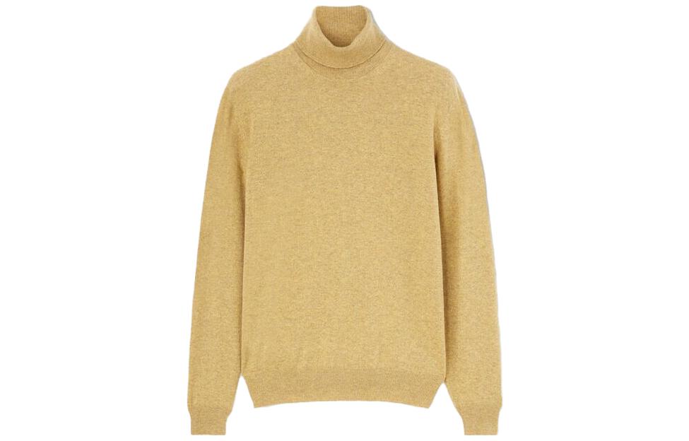 Loro Piana Classic Turtleneck Yellow  Sweater Long Sleeve Pullover FAB7516-20B0