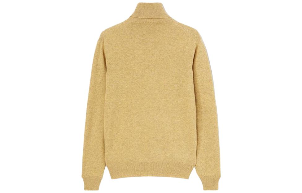 Lookbook Loro Piana Classic Turtleneck Kuning Sweater Lengan Panjang Pullover. FAB7516-20B0