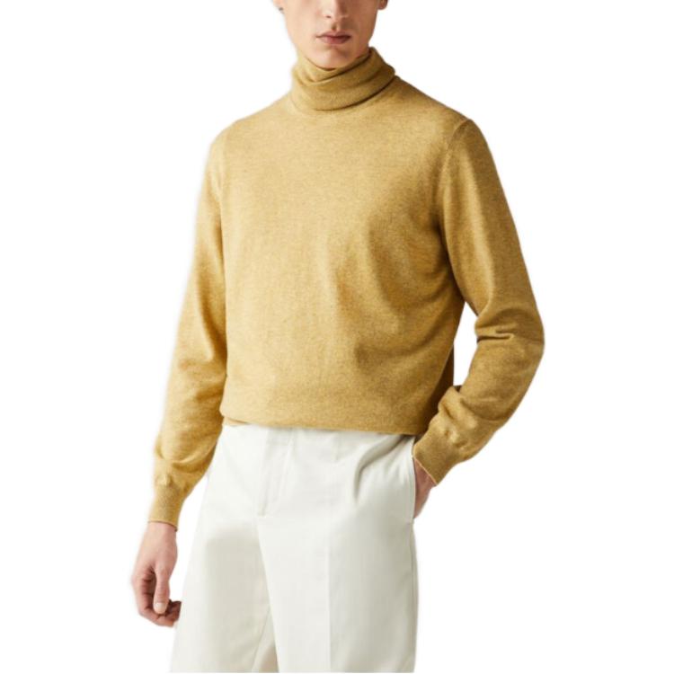 Shop Loro Piana Classic Turtleneck Kuning Sweater Lengan Panjang Pullover. FAB7516-20B0