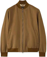 Loro Piana Color-Block Bomber Zip-Up Jacket Brown Long Sleeve Casual FAM5076-E09K Loro Piana Color-Block Bomber Zip-Up Jacket Brown Long Sleeve Casual FAM5076-E09K