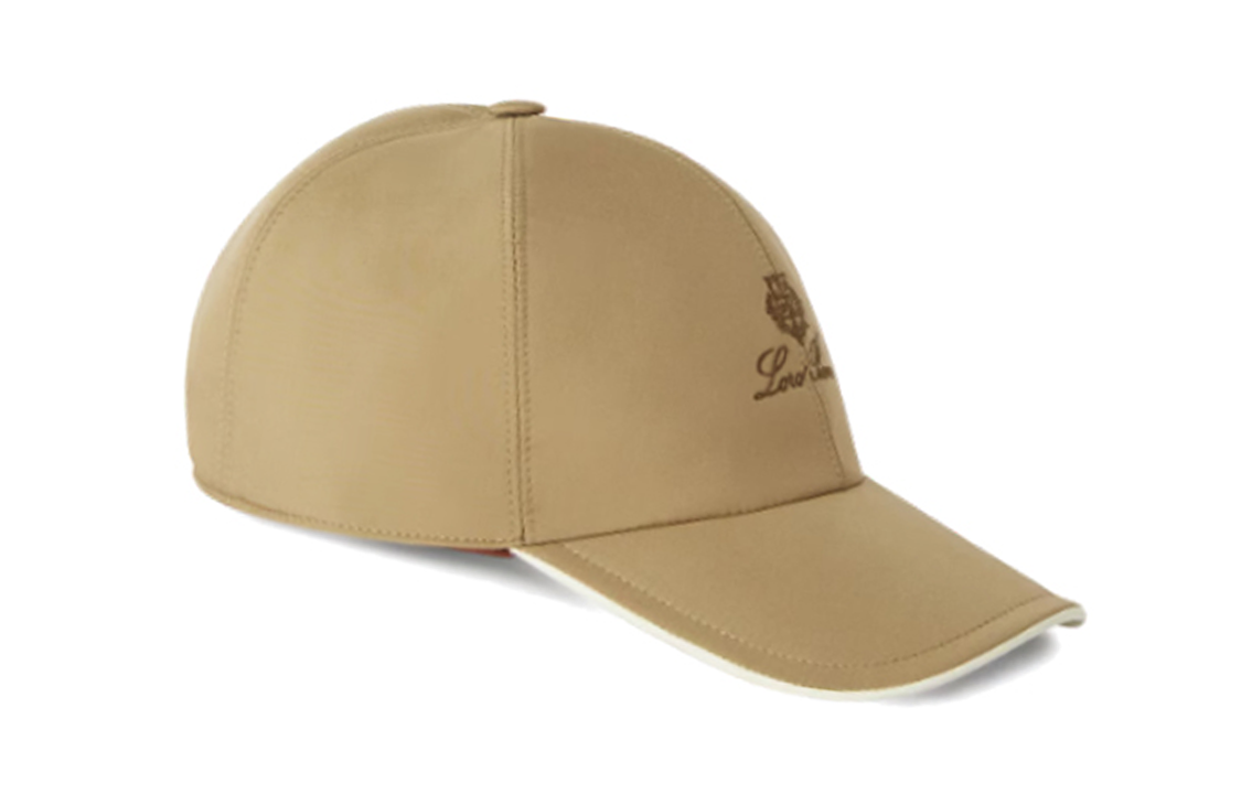 Lookbook Topi Khaki Pria Loro Piana Logo Bordir Polyester Katun. FAB1977B3FE