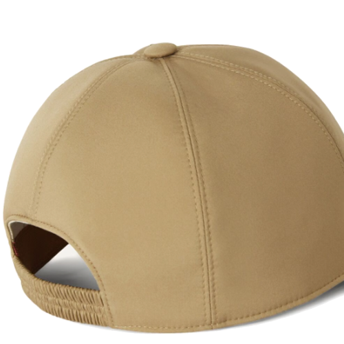 Shop Topi Khaki Pria Loro Piana Logo Bordir Polyester Katun. FAB1977B3FE