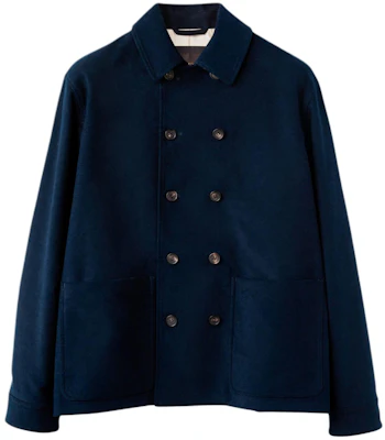 Loro Piana Esashi Double-Breasted Jacket Blue Long Sleeve Blazer FAN9978-W0Y6 Buy Loro Piana Esashi Double-Breasted Jacket Blue Long Sleeve Blazer FAN9978-W0Y6