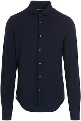 Loro Piana FW22 Blue Solid Single-Breasted Long-Sleeve Shirt FAM1835W594 Buy Loro Piana FW22 Blue Solid Single-Breasted Long-Sleeve Shirt FAM1835W594