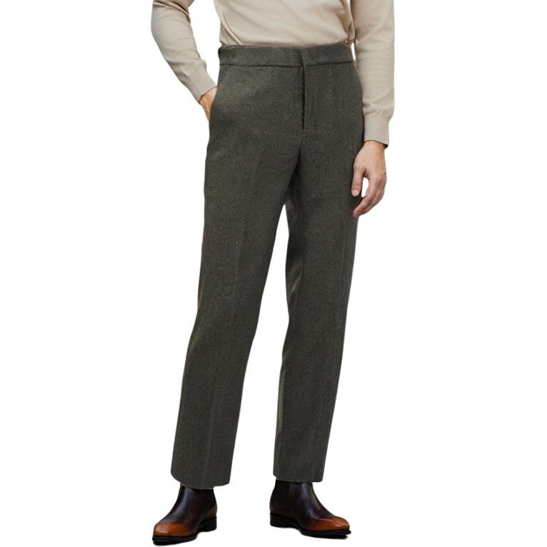 Purchase ロロピアーナ FW22 グレー ストレートカット カジュアルパンツ FAL3060M