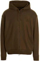Loro Piana FW22 Brown Solid Zip-Up Hoodie FAM3980B2IP Loro Piana FW22 Brown Solid Zip-Up Hoodie FAM3980B2IP