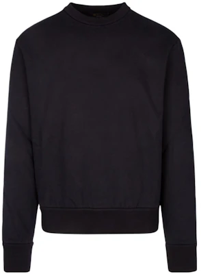 Loro Piana FW23 Border Crewneck Pullover Sweatshirt Hitam FAN2962W000 Buy Loro Piana FW23 Border Crewneck Pullover Sweatshirt Hitam FAN2962W000