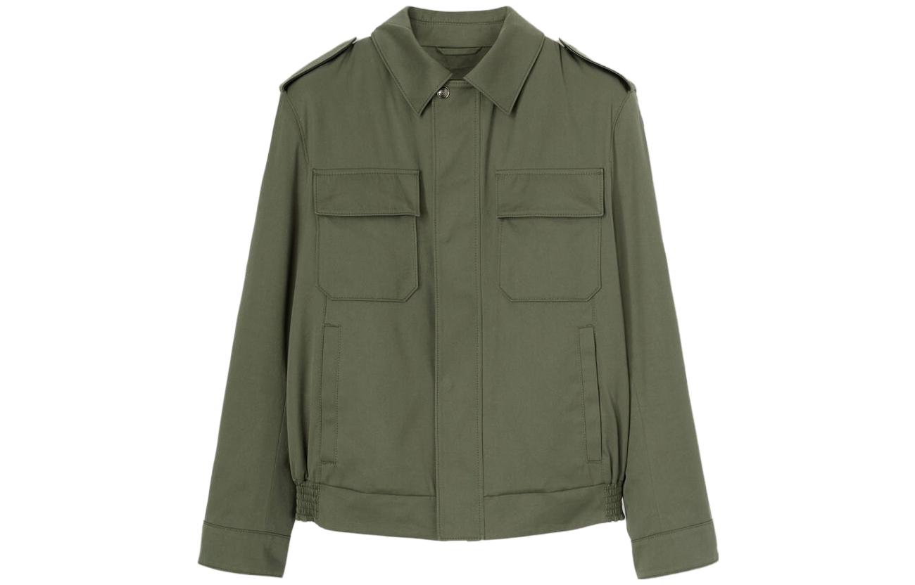 Loro Piana FW23 Solid Color Short Bomber Jacket Midnight Garden FAN1918-50S9