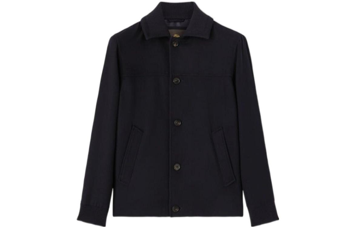 Loro Piana FW23 Solid Color Single-Breasted Cashmere Casual Jacket FAN1916W000