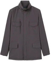 Loro Piana FW23 Zip-Up Long-Sleeve Jacket Grey Brown FAI1437H339 Loro Piana FW23 Zip-Up Long-Sleeve Jacket Grey Brown FAI1437H339