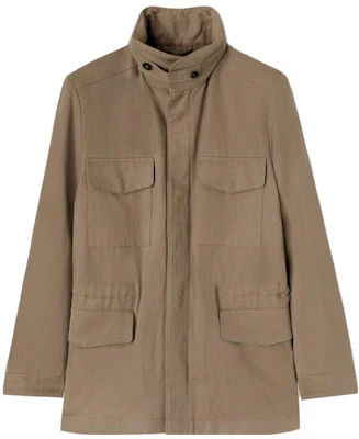 Loro Piana Jaket Khaki High-Neck Full-Zip FAM9481H0HG Buy Loro Piana Jaket Khaki High-Neck Full-Zip FAM9481H0HG