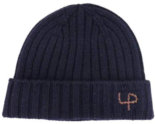 Loro Piana Logo Jacquard Knit Beanie Blue - FAN2017W000 Buy Loro Piana Logo Jacquard Knit Beanie Blue - FAN2017W000