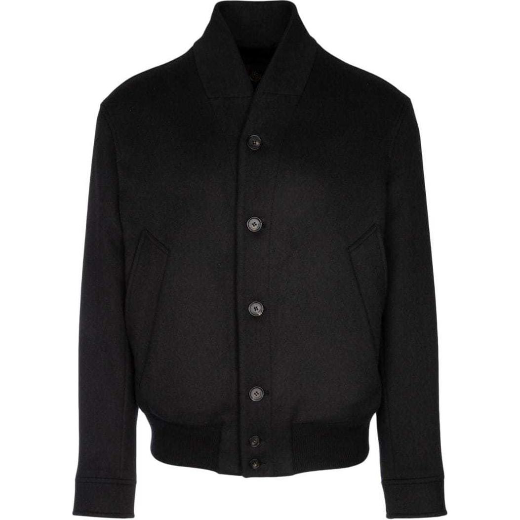 Loro Piana Men’s Navy Blue Single-Breasted Shawl Collar Jacket FAN9970