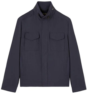 Loro Piana 男士海军蓝旅行者口袋立领飞行员夹克 FAL5139-W000 Buy Loro Piana 男士海军蓝旅行者口袋立领飞行员夹克 FAL5139-W000