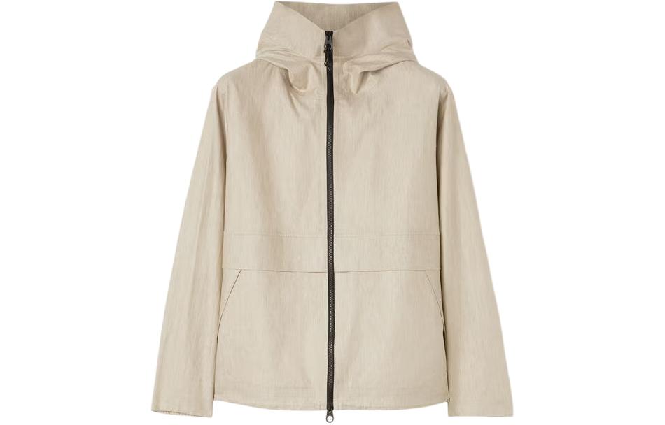 Loro Piana Miki Jacket Solid Color Hooded Beige Jacket FAO0008-B3Y1