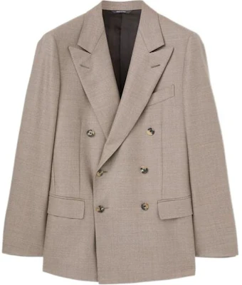 Loro Piana Milano Gray Double-Breasted V-Neck Blazer Jacket FAO0586-D0KU Buy Loro Piana Milano Gray Double-Breasted V-Neck Blazer Jacket FAO0586-D0KU