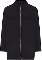 Loro Piana Navy Blue Long-Sleeve Zip-Up Jacket with Collar FAM7692-W023 Loro Piana Navy Blue Long-Sleeve Zip-Up Jacket with Collar FAM7692-W023