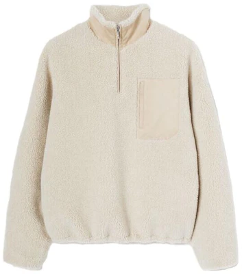 Loro Piana Ovoot Pullover Pria Stand Collar Sweatshirt Off-White FAN2967A0BO Buy Loro Piana Ovoot Pullover Pria Stand Collar Sweatshirt Off-White FAN2967A0BO