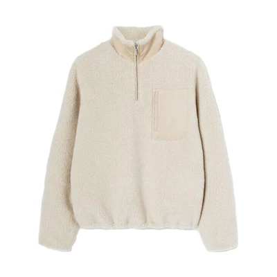 Loro Piana Ovoot Pullover Stand Collar Sweatshirt Men’s Off-White FAN2967A0BO