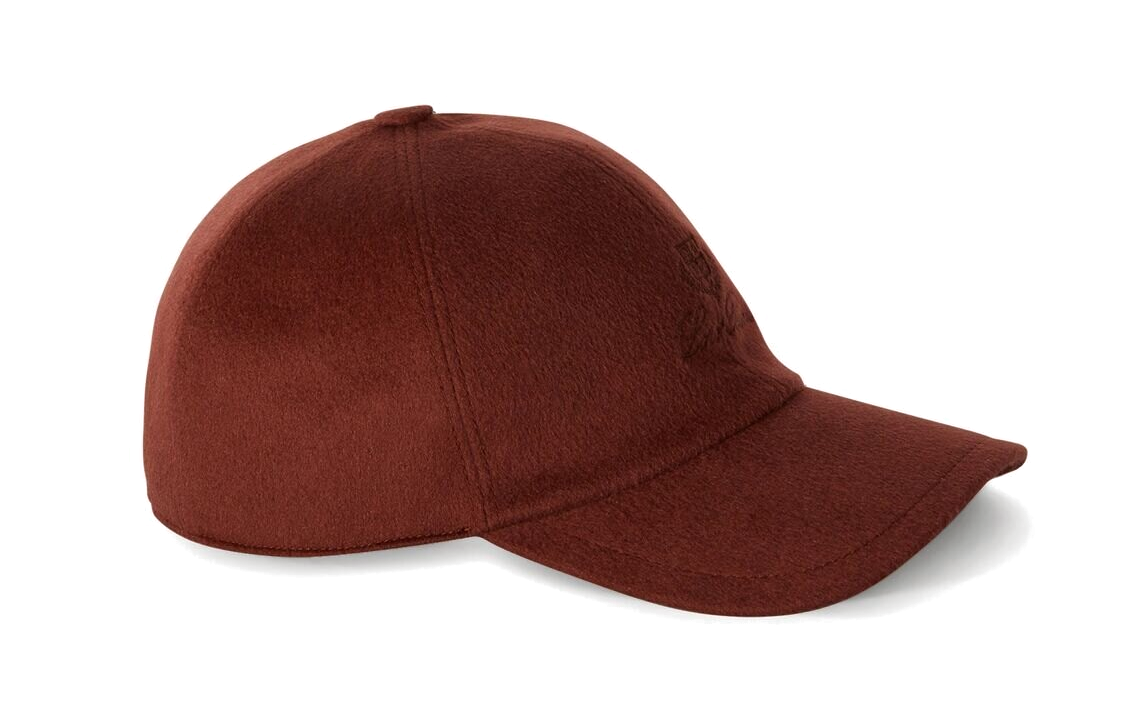 Order Loro Piana Topi Baseball Wool Cashmere Merah Desain Polos. FAF8520P152