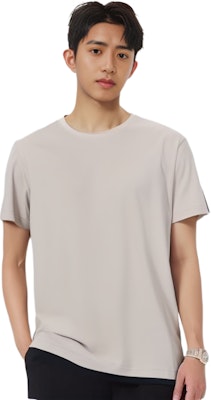 ロロピアーナ 無地 クルーネック 半袖 Tシャツ グレー ブラウン FAF6128-MB28 Purchase ロロピアーナ 無地 クルーネック 半袖 Tシャツ グレー ブラウン FAF6128-MB28