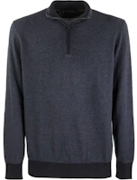 Loro Piana Solid Color Pullover Sweatshirt Blue FAG4525J16U Loro Piana Solid Color Pullover Sweatshirt Blue FAG4525J16U