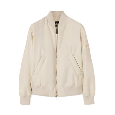 Loro Piana Solid Color Zip-Up Baseball Collar Jacket FAN5740-1230