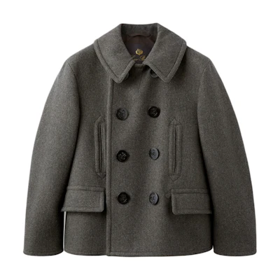 Loro Piana Solid Double-Breasted Slim-Fit Jacket in Dark Green FAO0739-50XN
