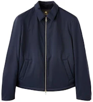 Loro Piana Solid Navy Blue Long Sleeve Jacket FAN9994-WH52 Loro Piana Solid Navy Blue Long Sleeve Jacket FAN9994-WH52