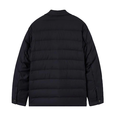 Loro Piana Solid Single-Breasted Casual Jacket for Men Navy Blue FAM8681-W000