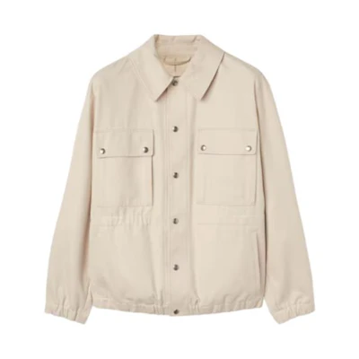 Loro Piana Solid Single-Breasted Slim Fit Jacket Men’s Off-White FAO0738-A0F1