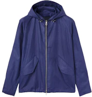 Loro Piana Solid Zip-Up Hoodie Jacket - Dark Blue FAO0749-B3Y2 Loro Piana Solid Zip-Up Hoodie Jacket - Dark Blue FAO0749-B3Y2