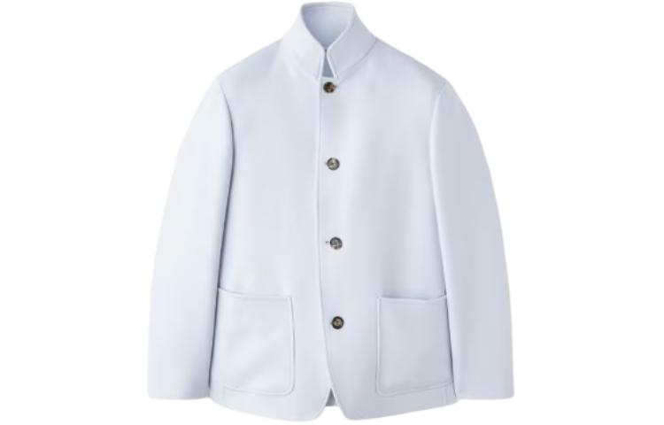 Loro Piana Spagna Light Blue Casual Button-Up Collar Jacket FAO1707-60CH