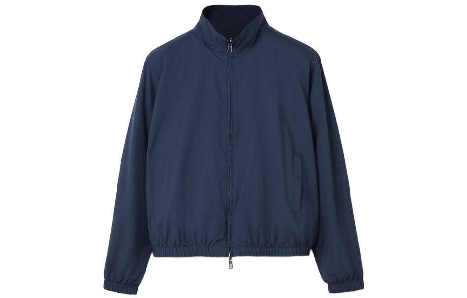 Loro Piana SS22  Reversible Zip Jacket Solid Blue. FAF8466-W000