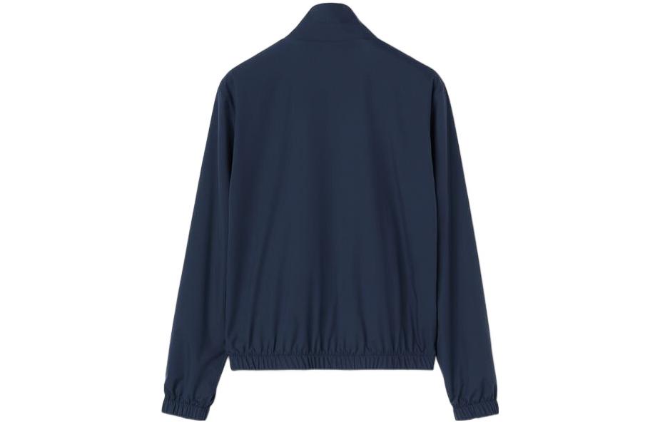 Lookbook Loro Piana SS22 Chaqueta Reversible con Cremallera Azul Sólido. FAF8466-W000