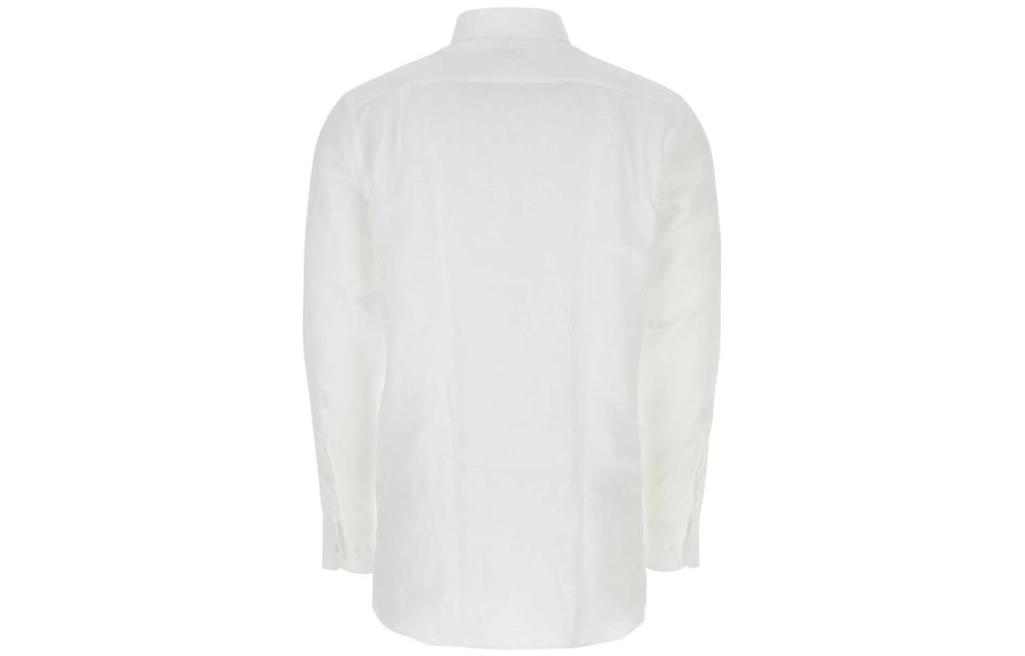 Lookbook ロロピアーナ SS23 ホワイトポケット付き長袖シャツ. FAF2545-1005