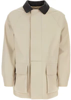 Loro Piana SS23 Solid Khaki Collared Jacket FAM7684A08N Loro Piana SS23 Solid Khaki Collared Jacket FAM7684A08N