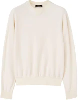 Loro Piana SS24 Solid Crewneck Long Sleeve Sweatshirt Beige FAO0216A0GC Loro Piana SS24 Solid Crewneck Long Sleeve Sweatshirt Beige FAO0216A0GC