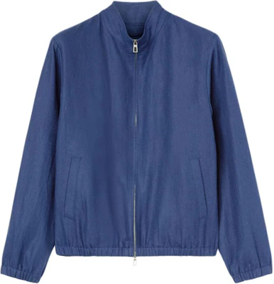 Loro Piana SS24 Solid Zip-Up Stand Collar Pocket Jacket Men’s - Sea Blue FAO1231W12T Buy Loro Piana SS24 Solid Zip-Up Stand Collar Pocket Jacket Men’s - Sea Blue FAO1231W12T