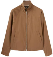 Loro Piana Taga Blouson Brown Slim-Fit Zip Jacket with Standing Collar FAO1137-H0NY Loro Piana Taga Blouson Brown Slim-Fit Zip Jacket with Standing Collar FAO1137-H0NY