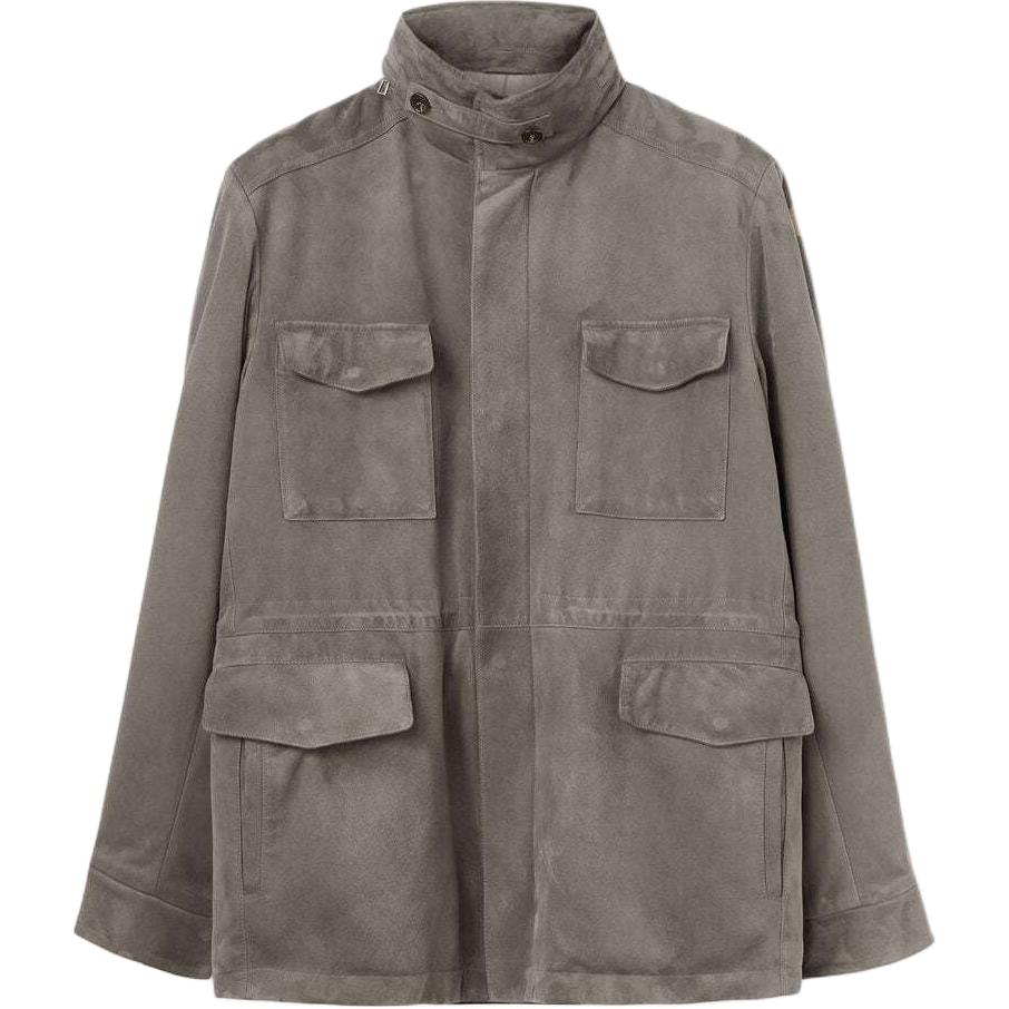 Loro Piana Traveller Jacket Solid Color Zip Pocket Jacket for Men FAO0979-H0PV