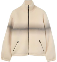 Loro Piana White Zip-Up Turtleneck Jacket FAN6675-T1HT Loro Piana White Zip-Up Turtleneck Jacket FAN6675-T1HT