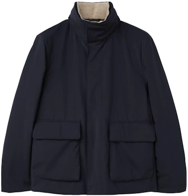Loro Piana 冬季高领长袖蓝色飞行员夹克 FAN3935-WH52 Buy Loro Piana 冬季高领长袖蓝色飞行员夹克 FAN3935-WH52