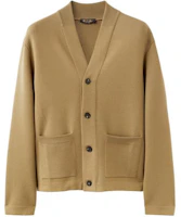 Loro Piana Wish Empire V-Neck Button-Up Jacket Light Brown FAN7196-50WM Loro Piana Wish Empire V-Neck Button-Up Jacket Light Brown FAN7196-50WM