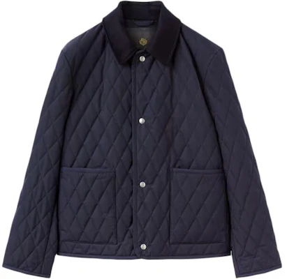 Loro Piana Yasu Jacket Navy Blue Solid Collar Single-Breasted Coat FAO0009-W023 Buy Loro Piana Yasu Jacket Navy Blue Solid Collar Single-Breasted Coat FAO0009-W023