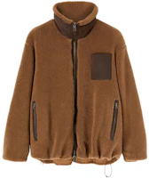 Loro Piana Yellow-Brown Colorblock High-Neck Zip-Up Jacket FAN5411-HB03 Loro Piana Yellow-Brown Colorblock High-Neck Zip-Up Jacket FAN5411-HB03