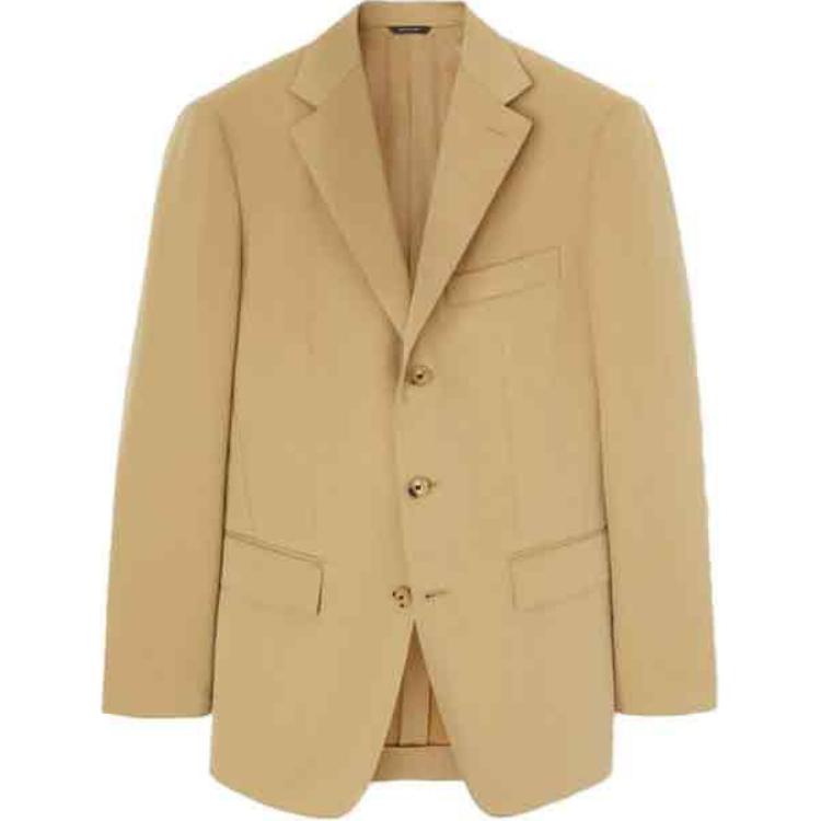 Loro Piana Yellow Single-Breasted Long-Sleeve Jacket FAN0051-D0E9