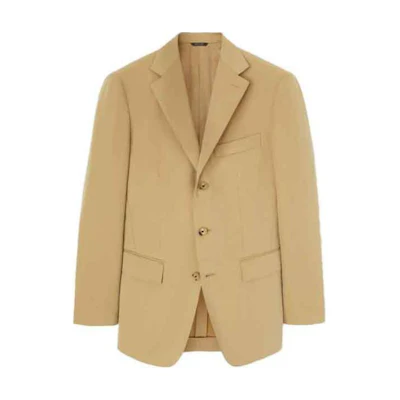 Loro Piana Yellow Single-Breasted Long-Sleeve Jacket FAN0051-D0E9
